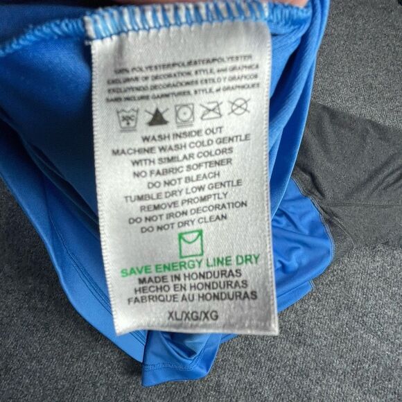 OKC Thunder NBA Blue/Gray Raglan Practice Shirt XL Official Licensed Apparel - Picture 12 of 12